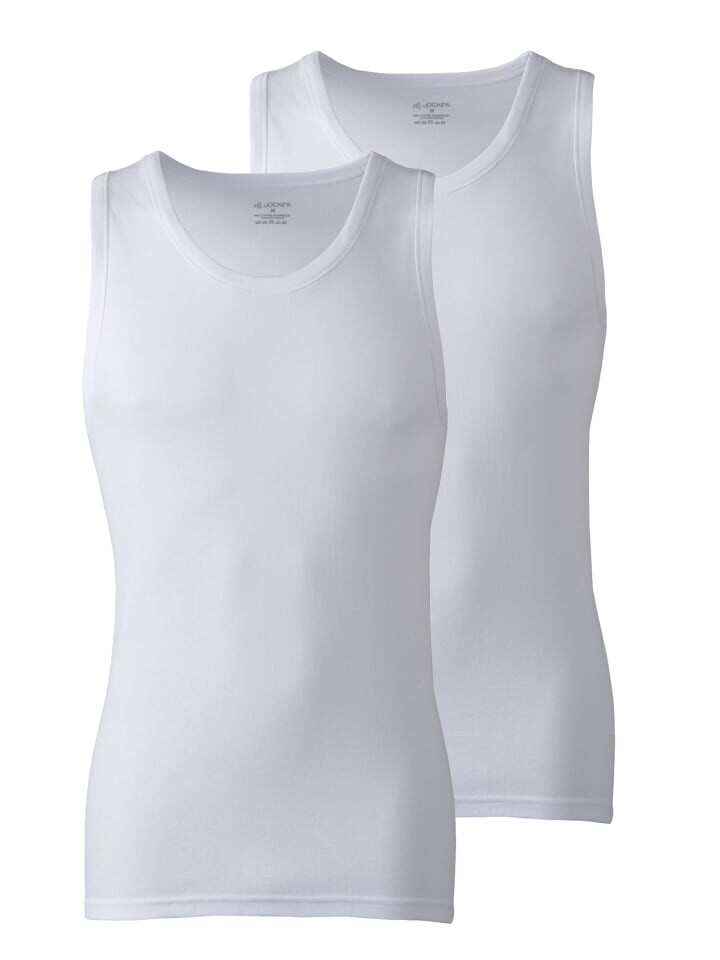 

Футболка Jockey Shirts Modern Classic A-Shirt 2 Stück, белый