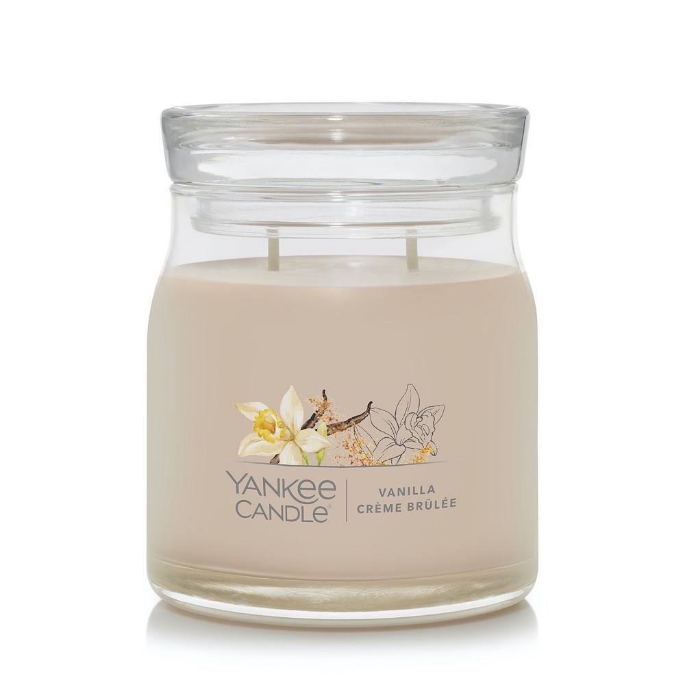 

Yankee Candle Ванильный крем-брюле, 13 унций. Фирменная средняя банка для свечей, цвет Light Brown