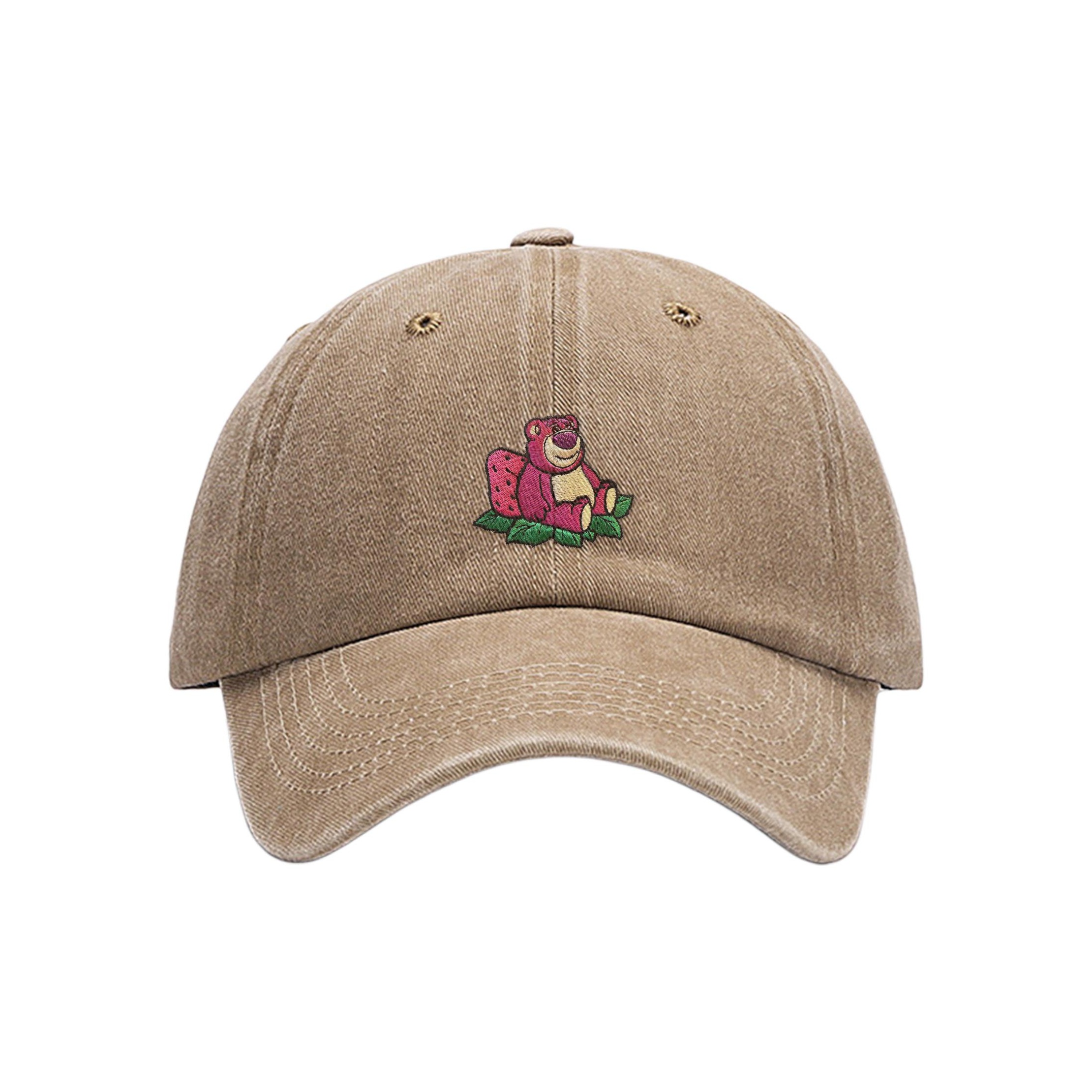 

Disney Бейсболка хлопковая унисекс серии Strawberry Bear, Khaki