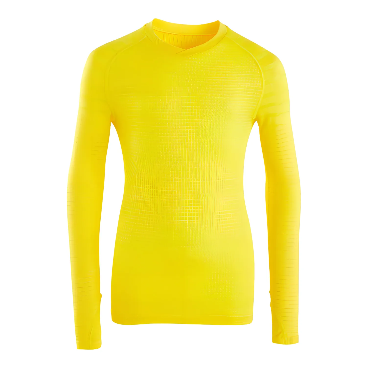 DECATHLON Футболка sunshine yellow/light coffee для детей