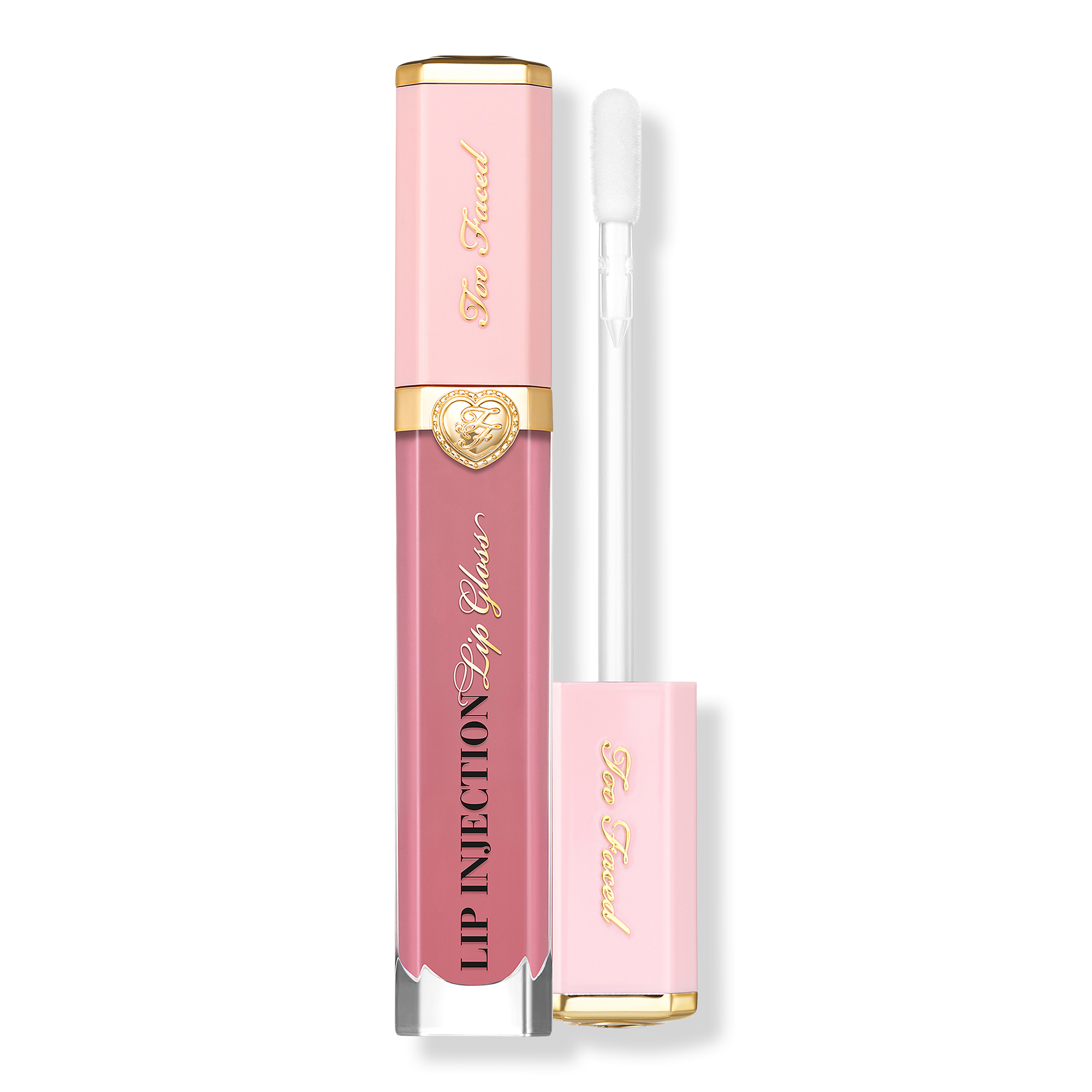 

Увлажняющий блеск для губ Lip Injection Power Plumping Hydrating Lip Gloss Too Faced, Glossy & Bossy (soft mauve pink)