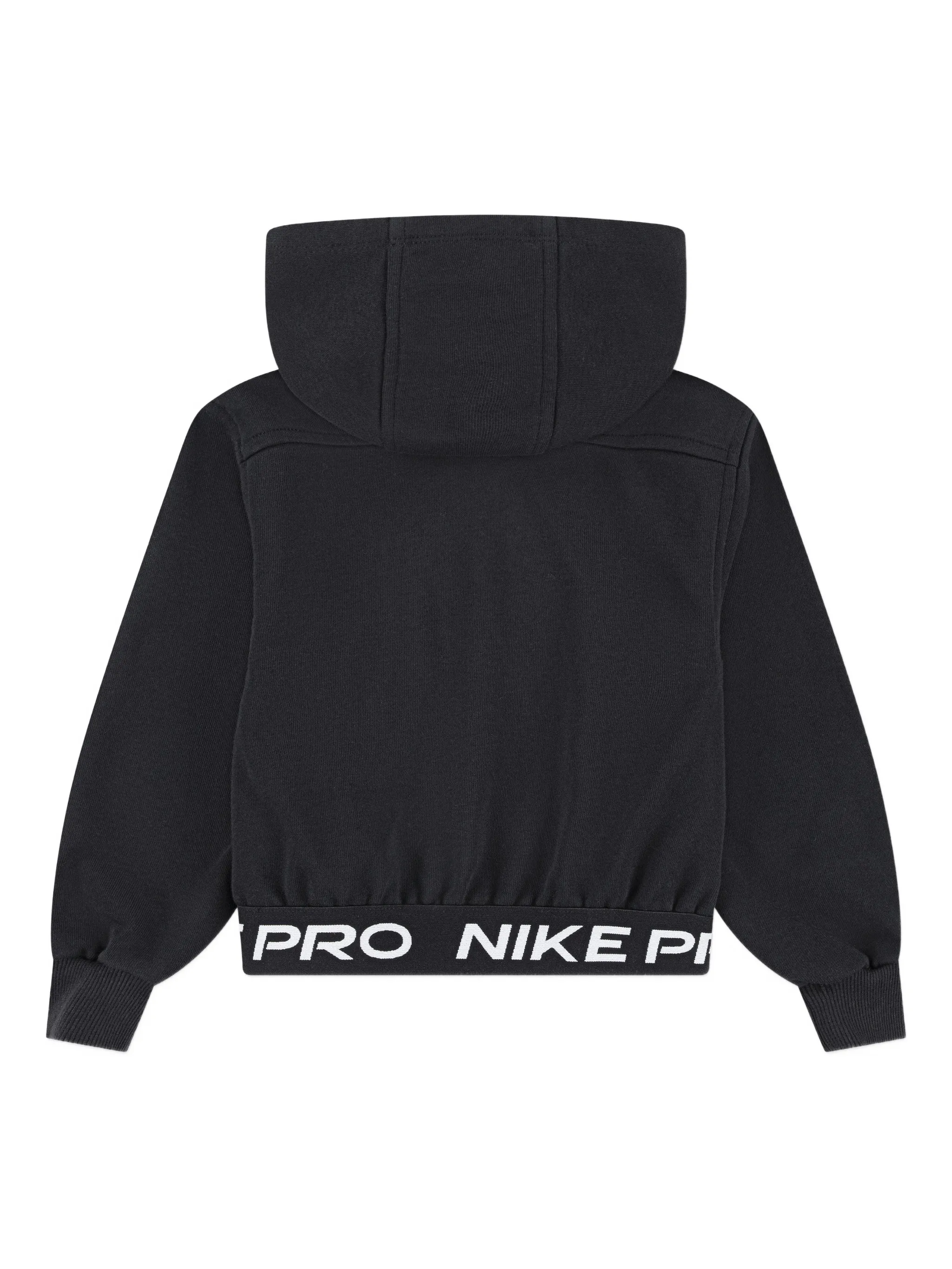 Толстовка с капюшоном с логотипом и лентой Nike Kids, черный — фото 2