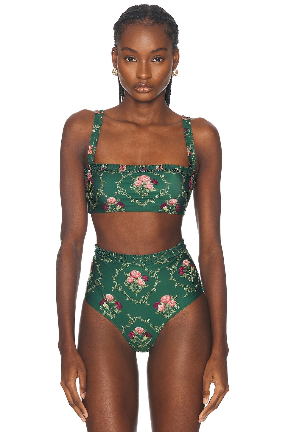 

Топ бикини Olmo Agua by Agua Bendita, цвет Green Memoria
