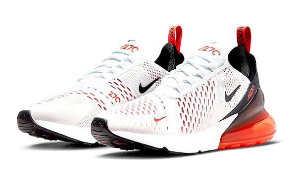 Кроссовки air max 270 'white mantra orange' Nike, белый — фото 4