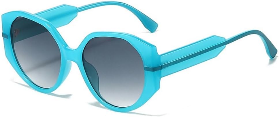 

Модные круглые солнцезащитные очки для женщин и мужчин, тонкого типа, с градиентными линзами, в винтажном стиле, роскошные, с защитой от УФ-излучения UV400 TYUVIVO, C3