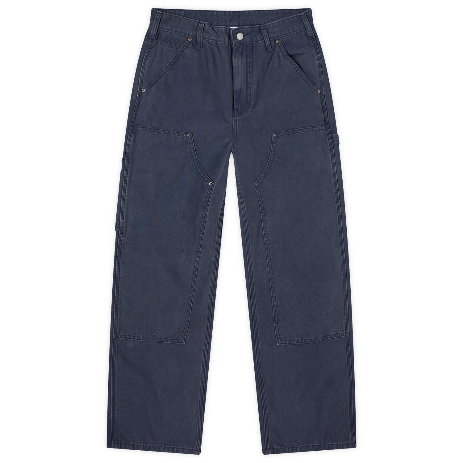 

Брюки Thisisneverthat Washed Carpenter, темно-синий