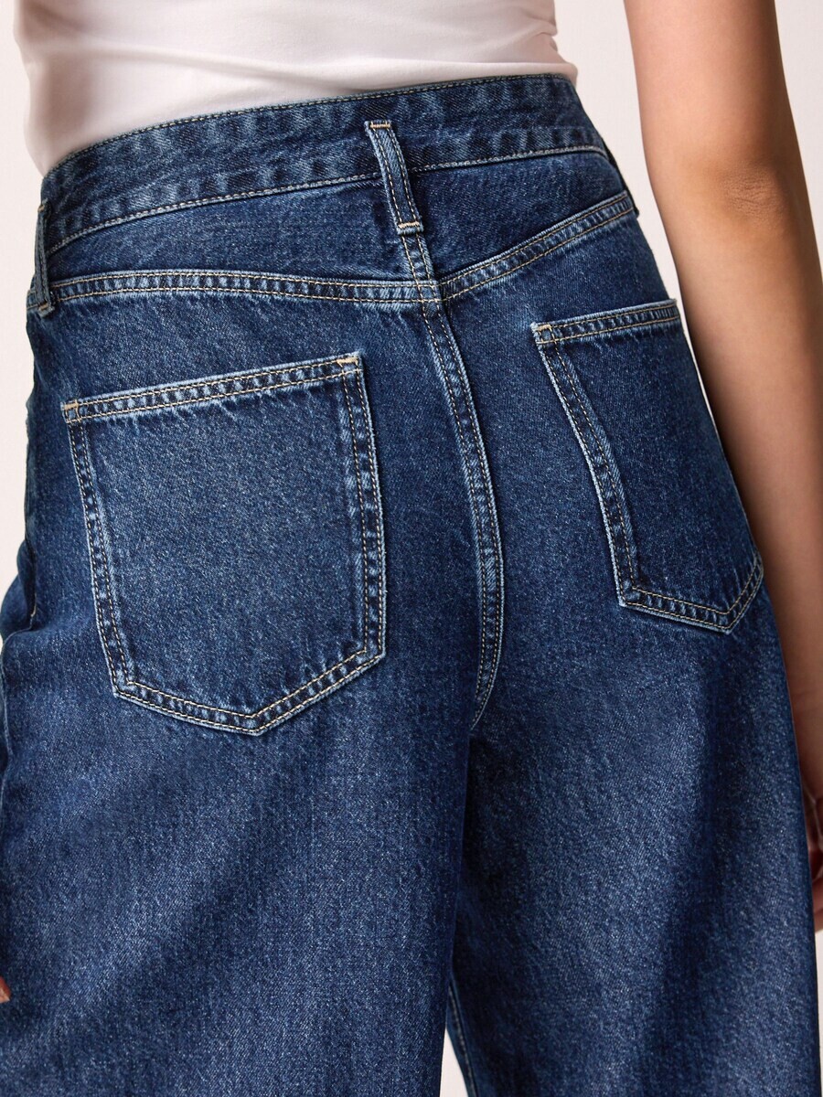 Джинсы Next Wide leg Jeans Palazzo, синий деним — фото 4