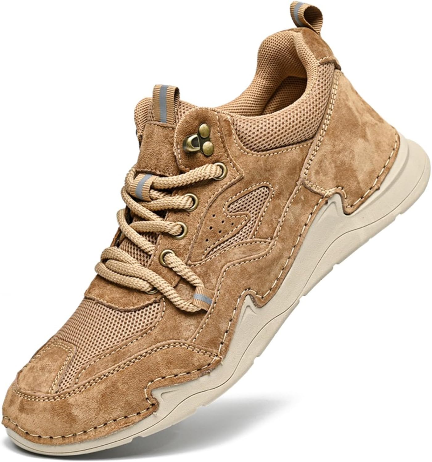 

Мужские замшевые кроссовки с шнуровкой Netehadi, коричневый