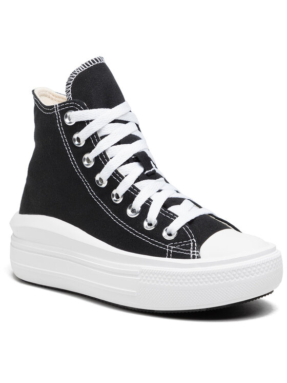 Тканевые кроссовки Chuck Taylor All Star Move Platform 568497C Converse, черный — фото 2