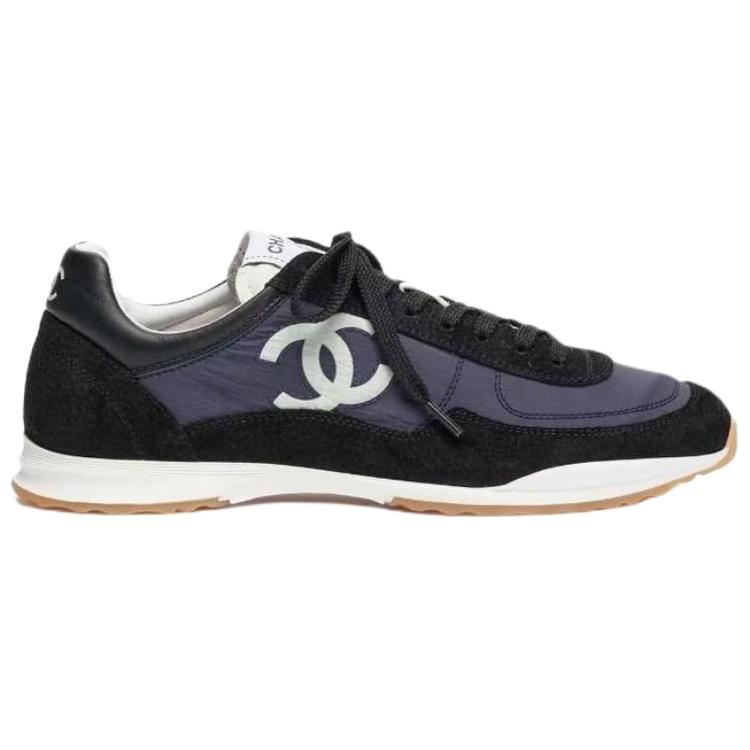 CHANEL 26P Calfskin Low top Casual Shoes 1cm Women's Dark Gray — фото 3