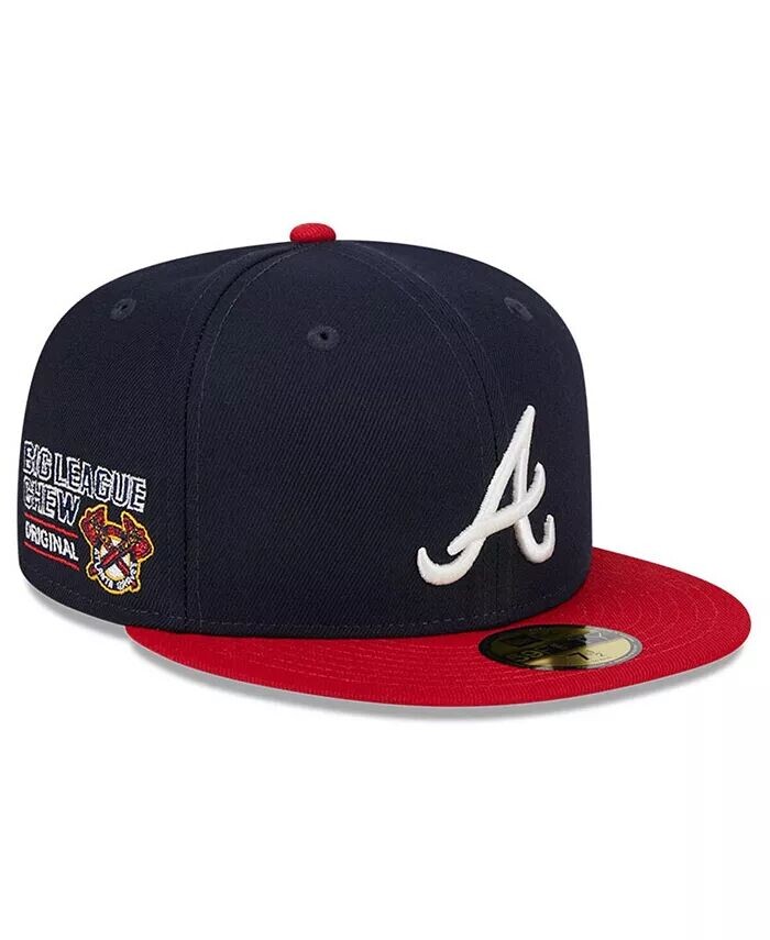 

Мужская темно-синяя шапка Atlanta Braves Big League Chew Team 59FIFTY Fitted New Era