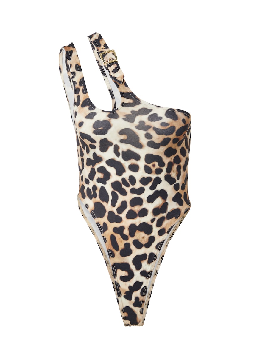 

Боди-рубашка Hoermanseder, бежевый/коричневый/черный