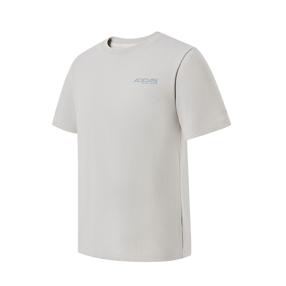 

Adidas Мужская серая футболка с круглым вырезом средней толщины, Серый, Adidas Мужская серая футболка с круглым вырезом средней толщины