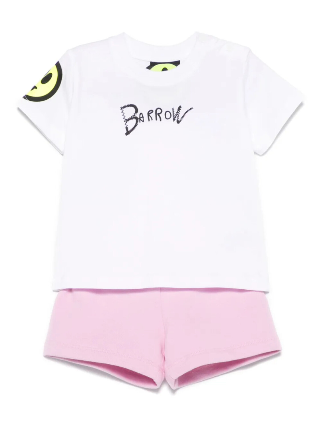 

Barrow kids комплект из футболки и шортов, розовый
