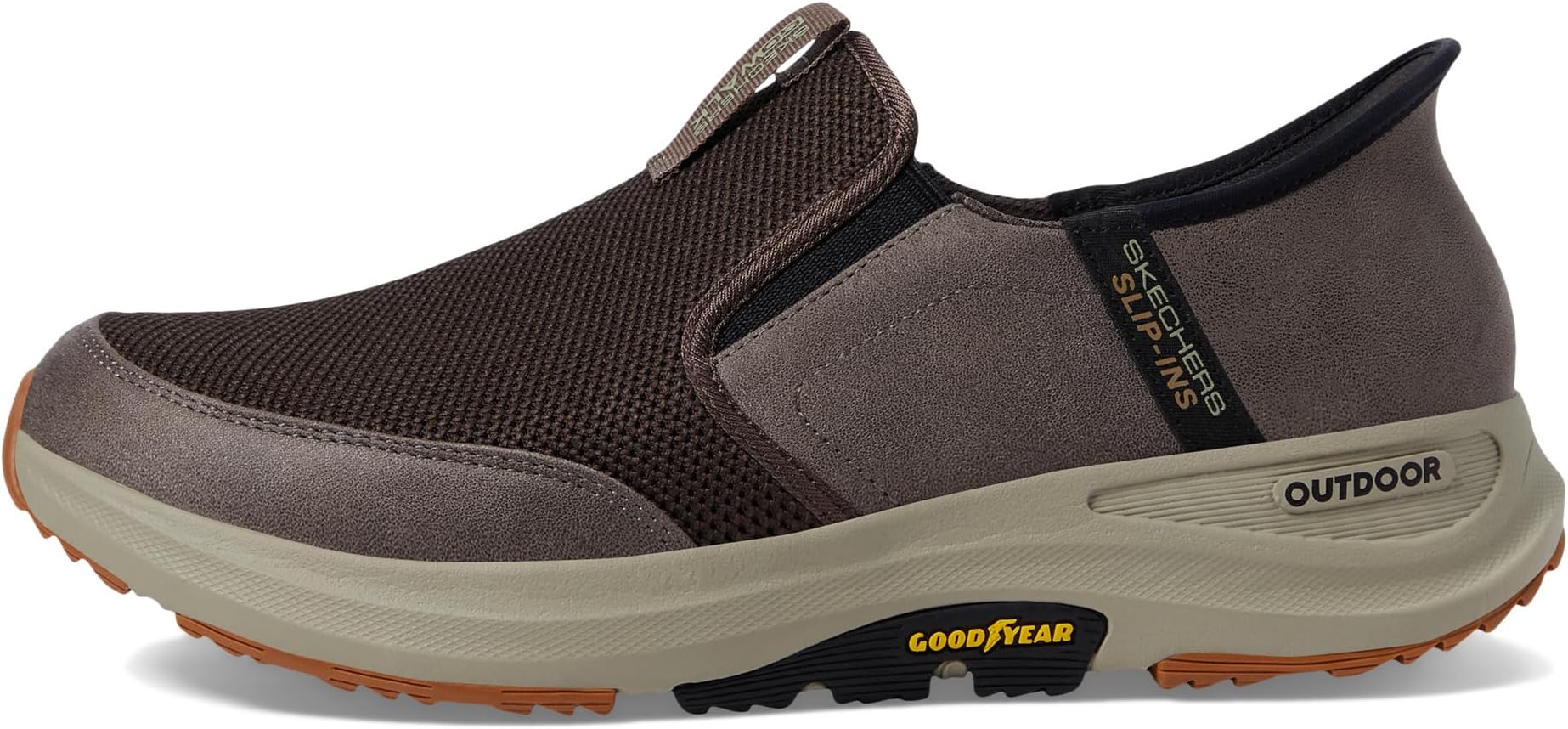 Кроссовки SKECHERS Performance Go Walk Outdoor Hands Free Slip-Ins, Brown — фото 4