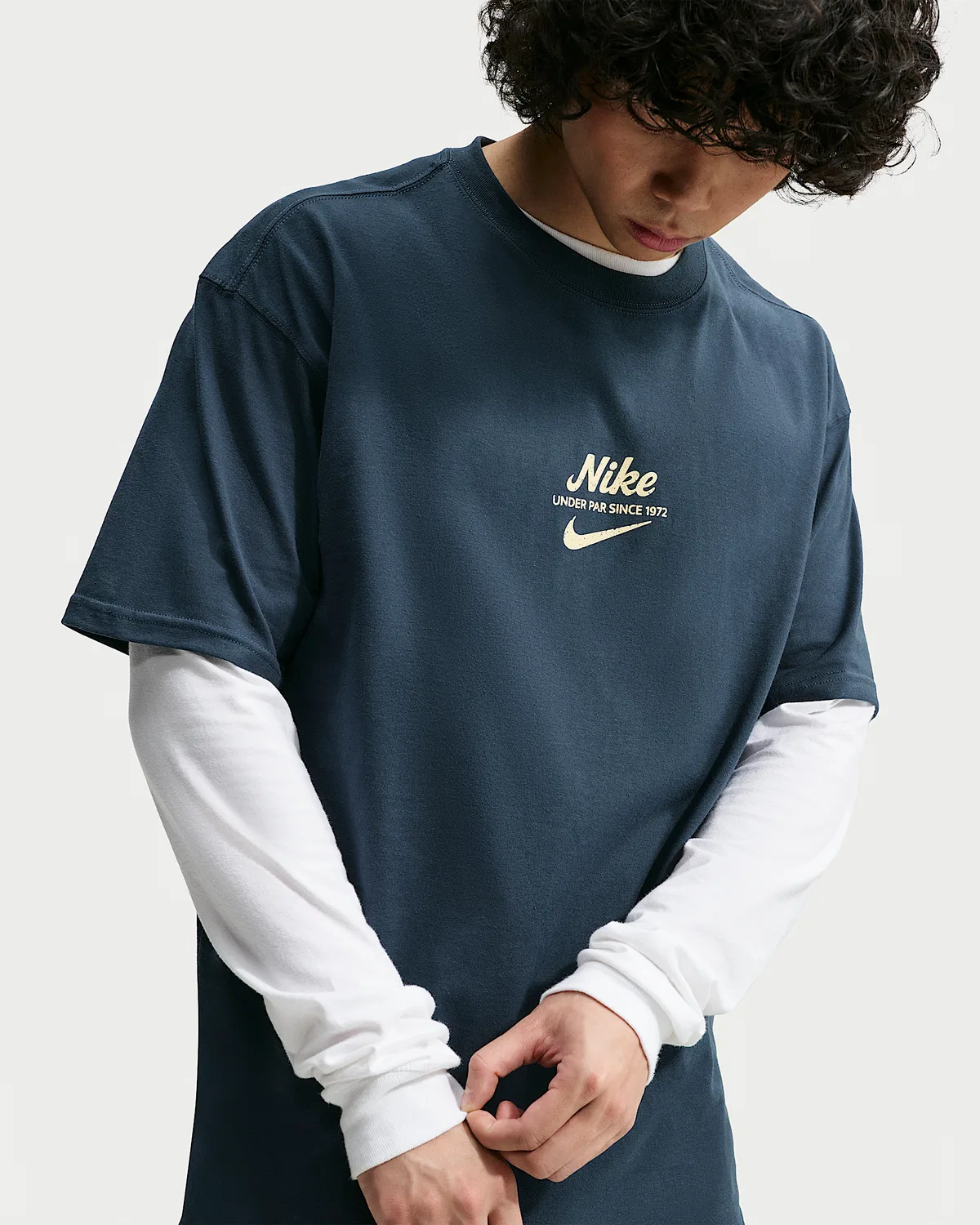 Мужская футболка Nike Sportswear, Armory Navy — фото 3
