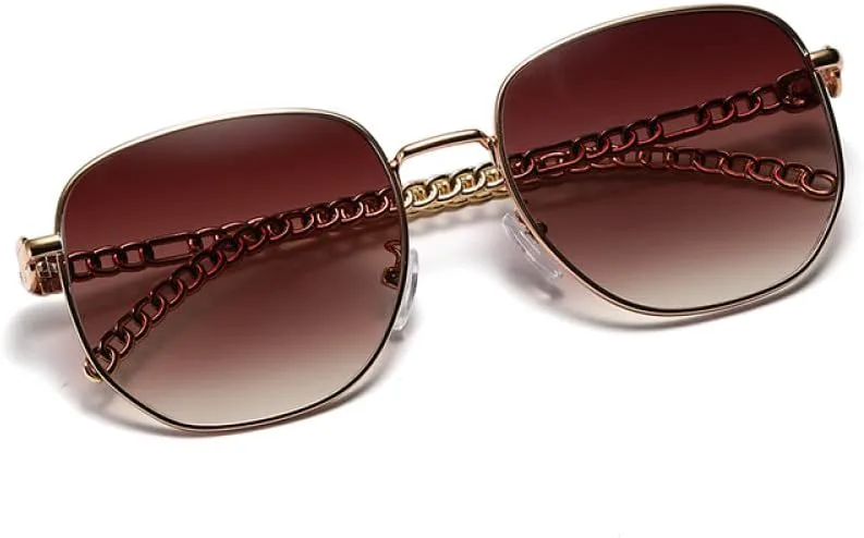 

Металлические солнцезащитные очки для женщин и мужчин, винтажные солнцезащитные очки с защитой от УФ-излучения UV400 для использования на открытом воздухе LANGSER, 2