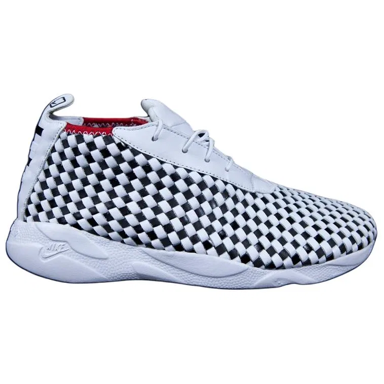 Кроссовки повседневные Nike Air Footscape Woven белый/черный — фото 3
