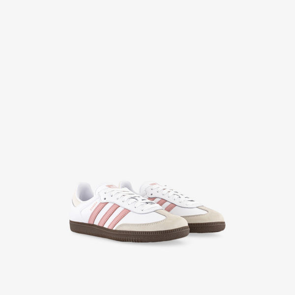 Кроссовки низкие Adidas Samba OG с логотипом, белый — фото 3