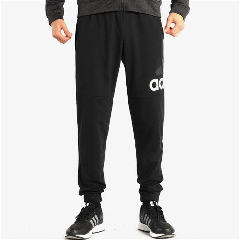 Повседневные брюки Men's adidas Alphabet Large Logo Knit Casual Pants/Trousers Black B47217 — фото 3
