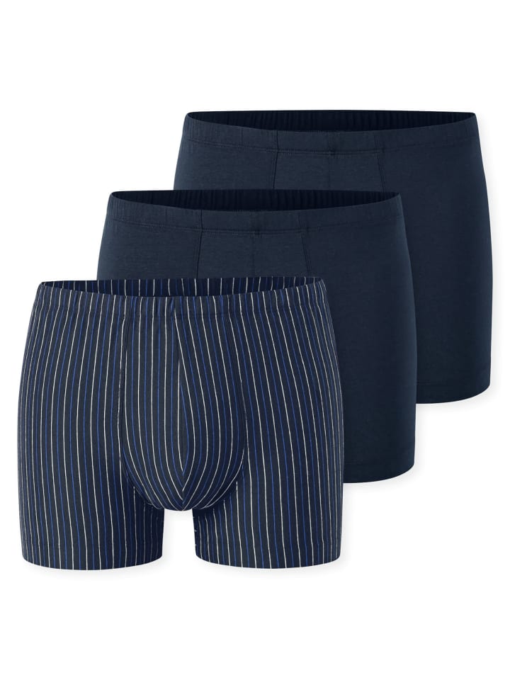 

Schiesser Комплект из 3 боксерских трусов синего цвета