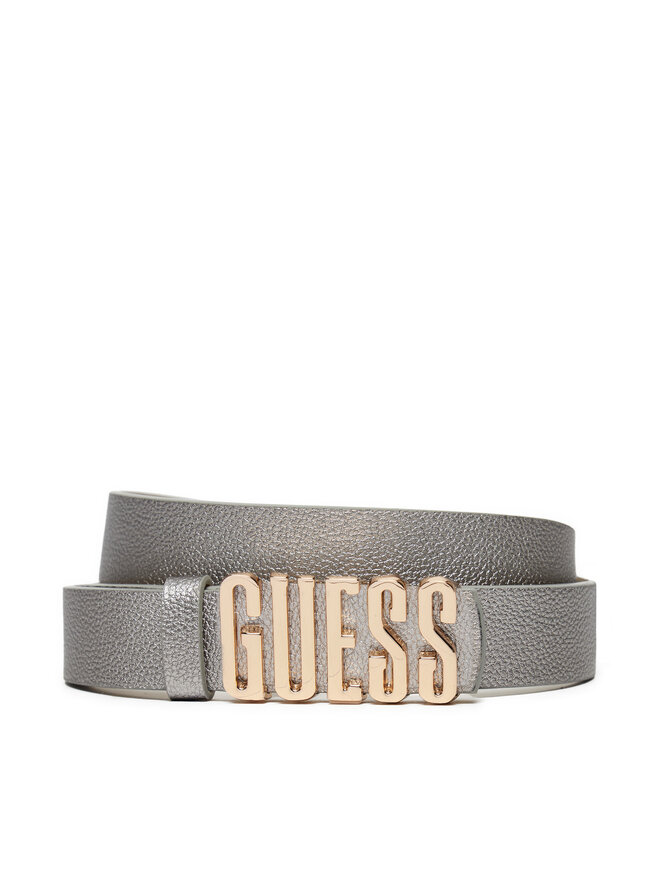 

Ремень Guess, серебряный