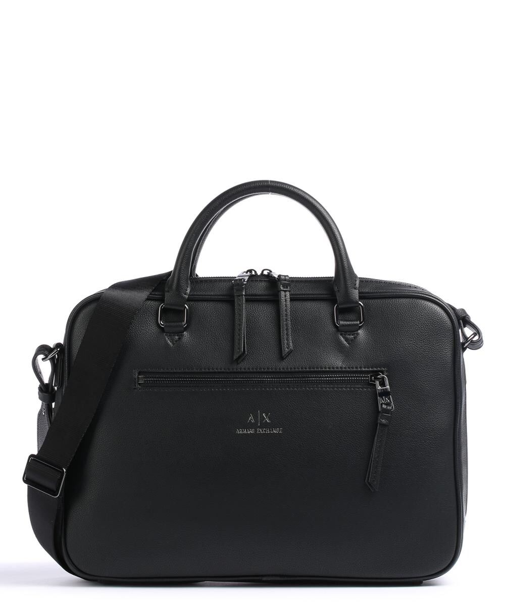 

Портфель 13″ из искусственной кожи Armani Exchange, черный