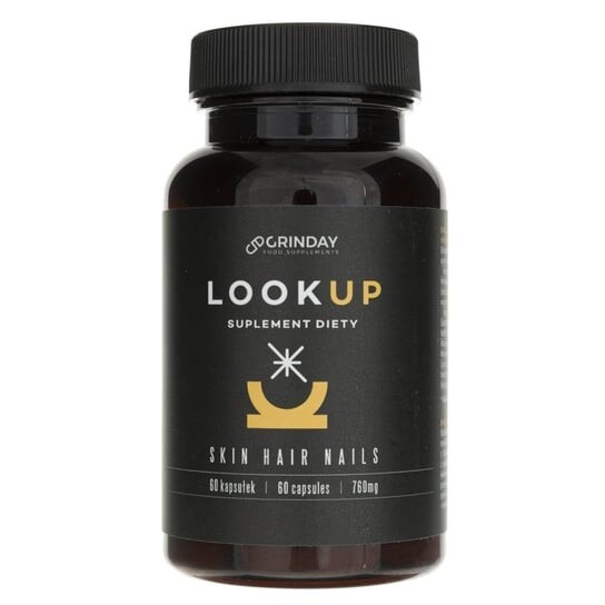 

Grinday, Look Up Skin Hair Nails, 60 капсул