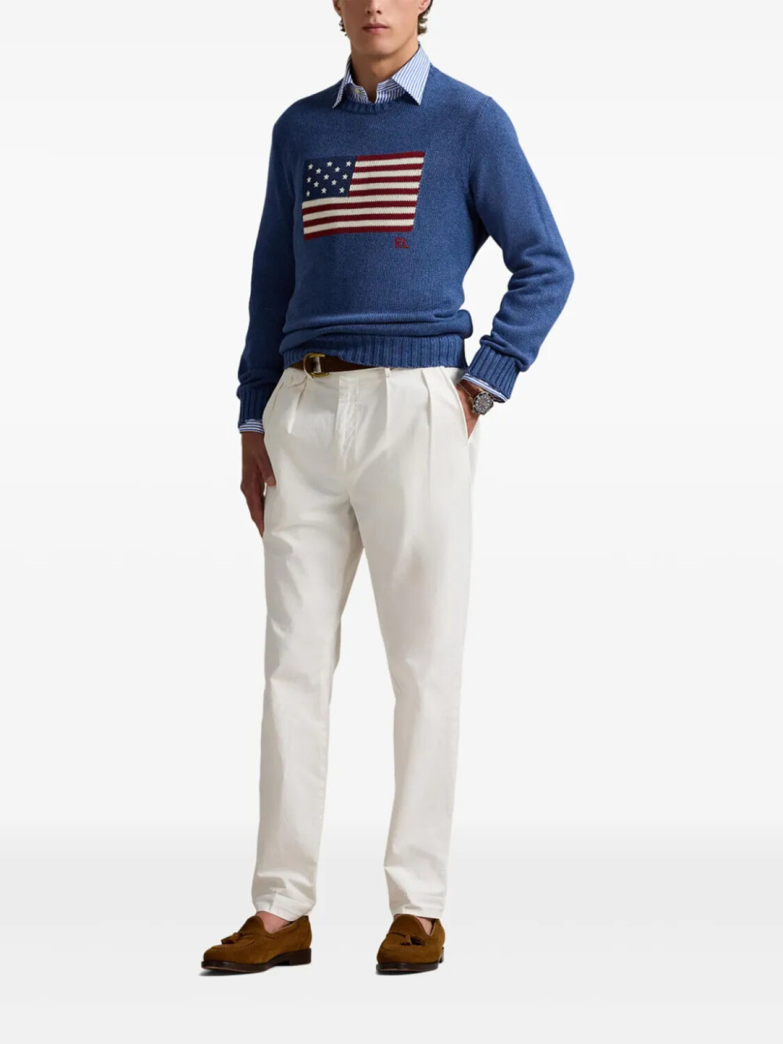 Polo Ralph Lauren свитер Flag, синий — фото 2