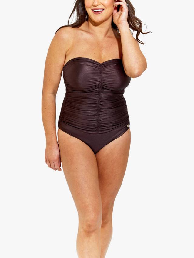 

Купальник Leila с бандо и сборками Seaspray, Brown