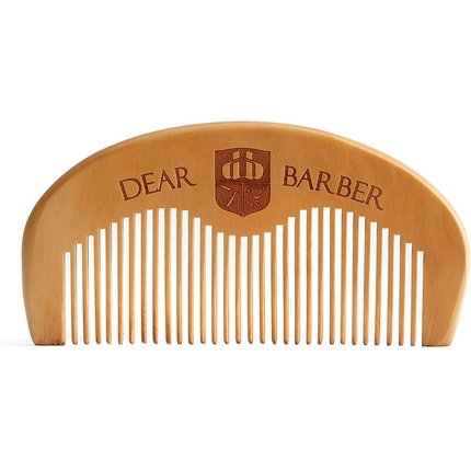 

Мужской гребень для бороды, изготовленный из грушевого дерева Dear Barber