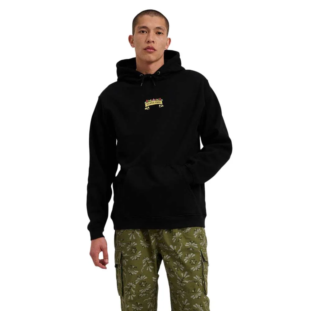 

Худи Santa Cruz Guzman scroll front, черный
