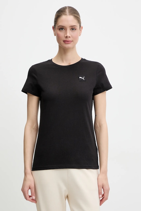 

Хлопковая футболка Puma, черный