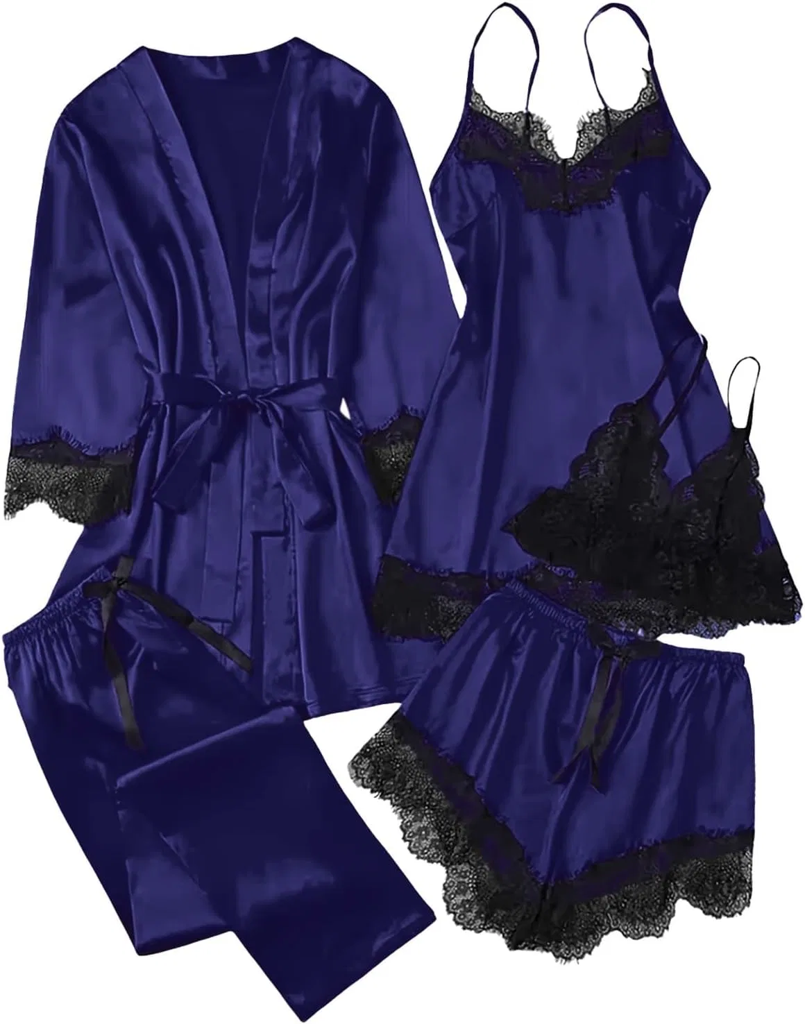 Комплект пижамы, кружево, Dark Blue