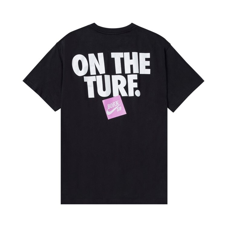 Футболка Nike SB x Born x Raised On The Turf 'Black', черный — фото 2