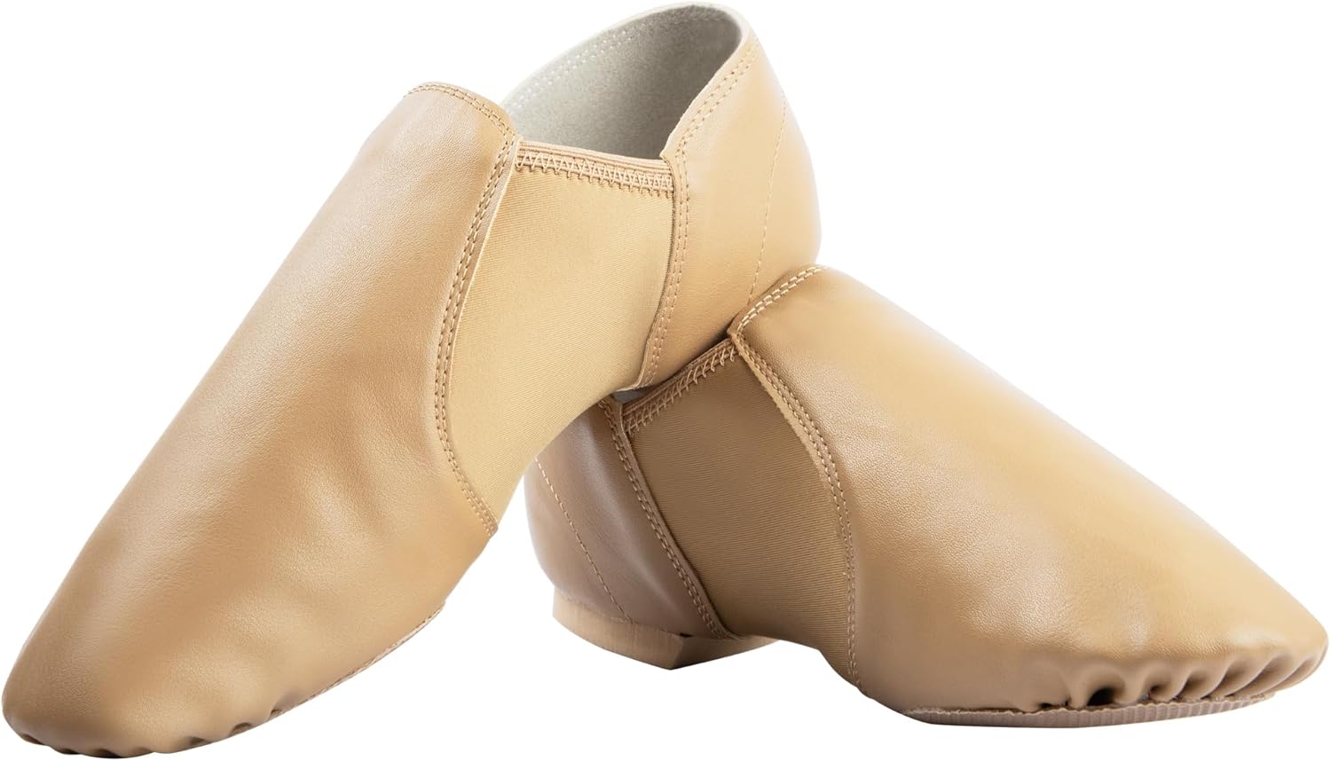 

Танцевальные джазовки, мягкие кожаные балетки для женщин/мужчин Asyusyu, коричневый