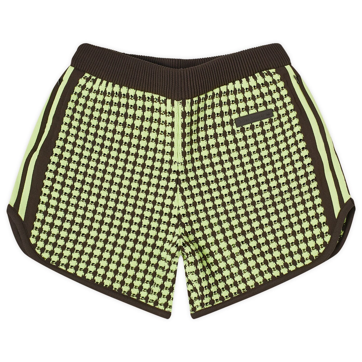 

Шорты Adidas X Wales Bonner Crochet Short, цвет Semi Frozen Yellow & Night Brown