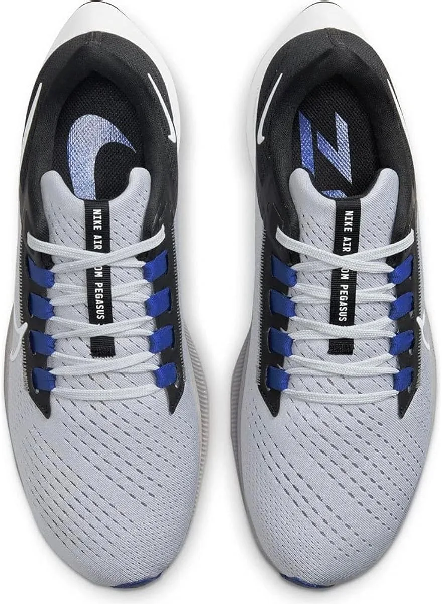 Мужские кроссовки NIKE Air Zoom Pegasus 38, белый/черный/серый — фото 4