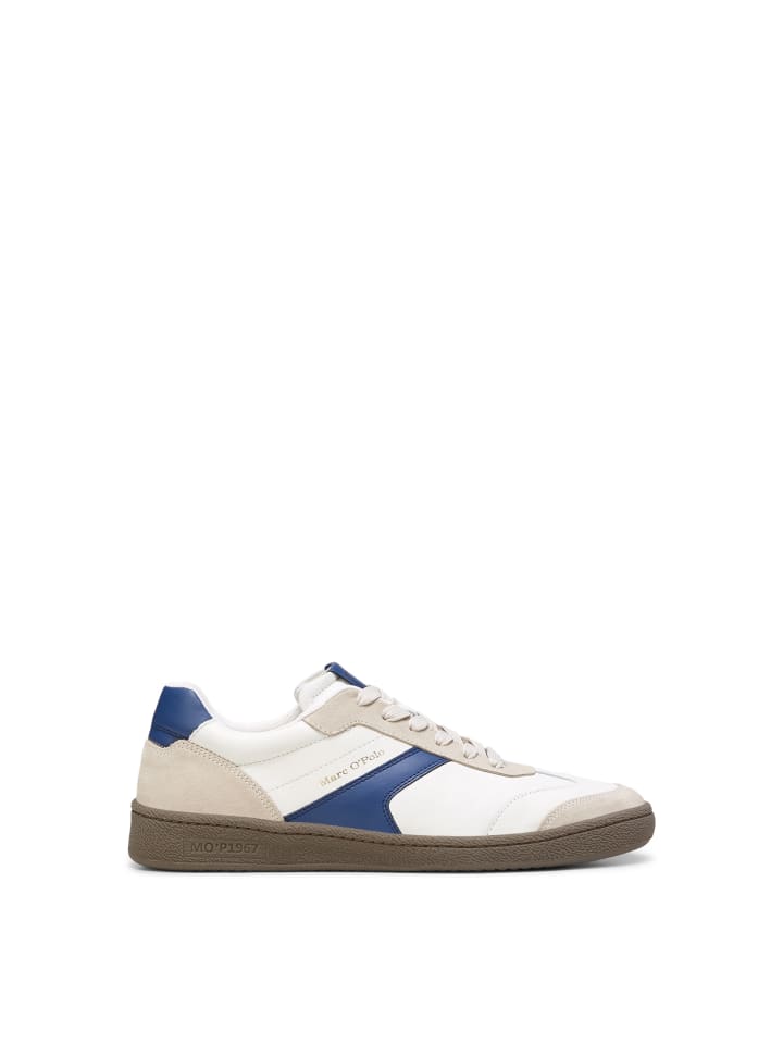 

Кроссовки на шнуровке Marc O'Polo, цвет white/venom blue