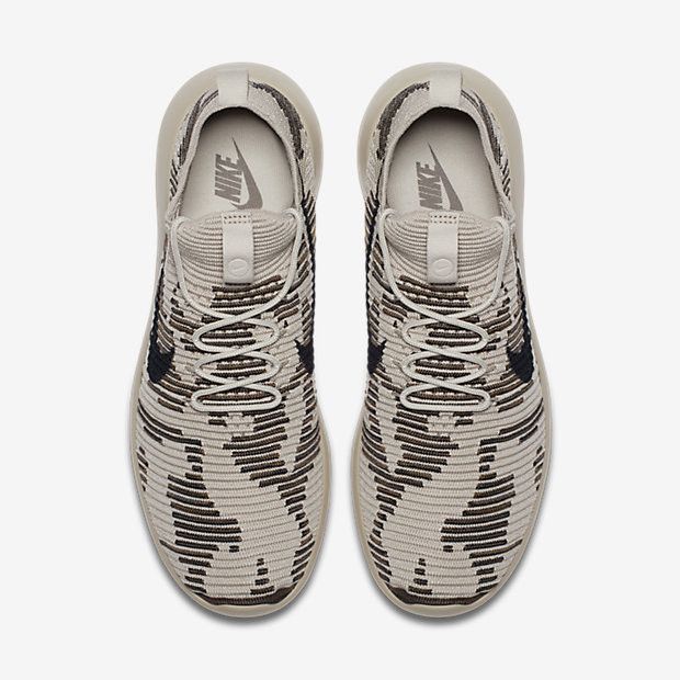 Кроссовки NikeLab Roshe Two Flyknit V2, желто-коричневый — фото 2