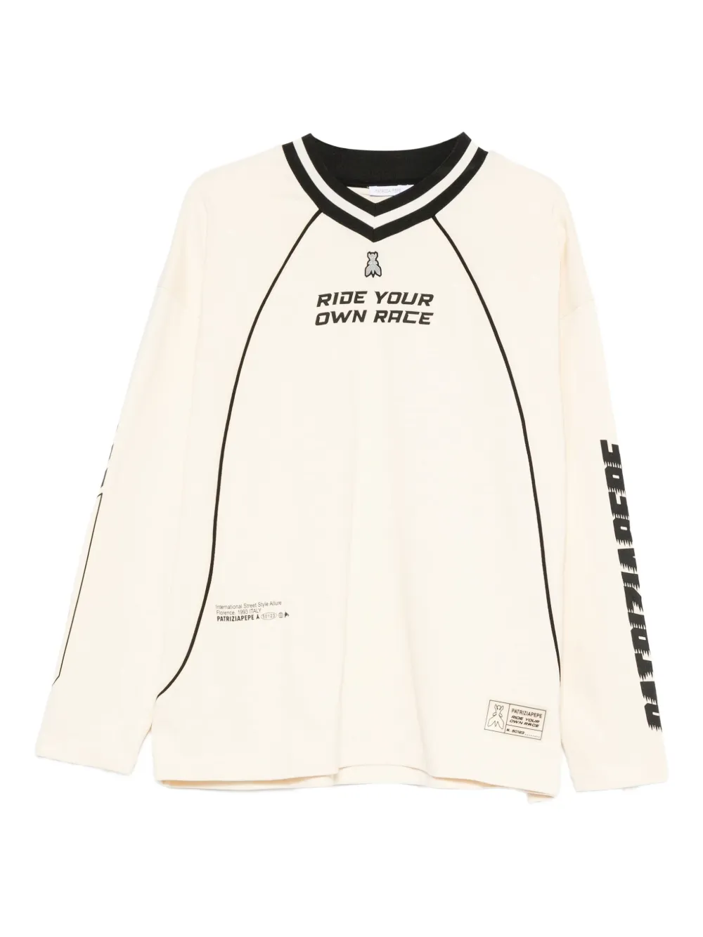 

Футболка с длинными рукавами Patrizia Pepe, нейтральный