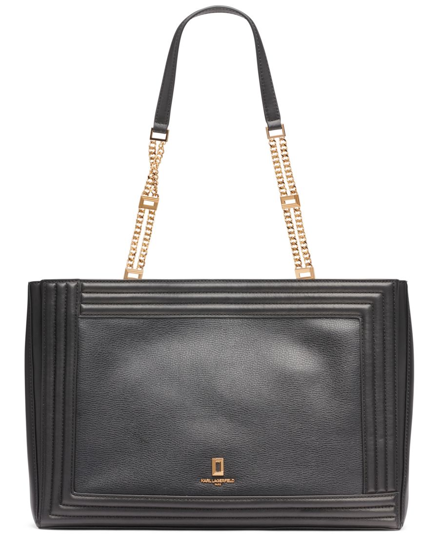 

Кожаная сумка-тоут "Жозефина" KARL LAGERFELD PARIS, Black
