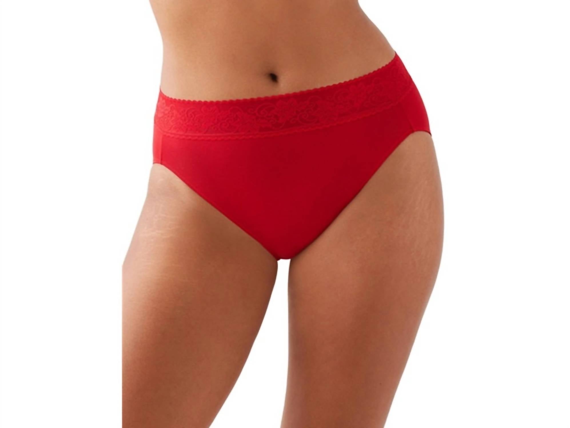 

Трусики Comfort Touch High Cut в цвете Equestrian Red Wacoal