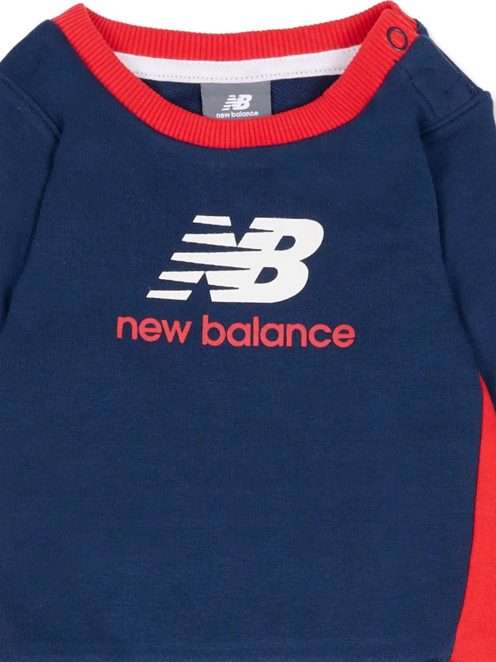Спортивный костюм с принтом логотипа New Balance Kids, синий — фото 3