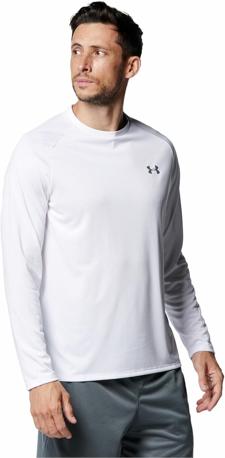 

Мужская тренировочная футболка с длинным рукавом UNDER ARMOUR UA Tech 2.0, белый