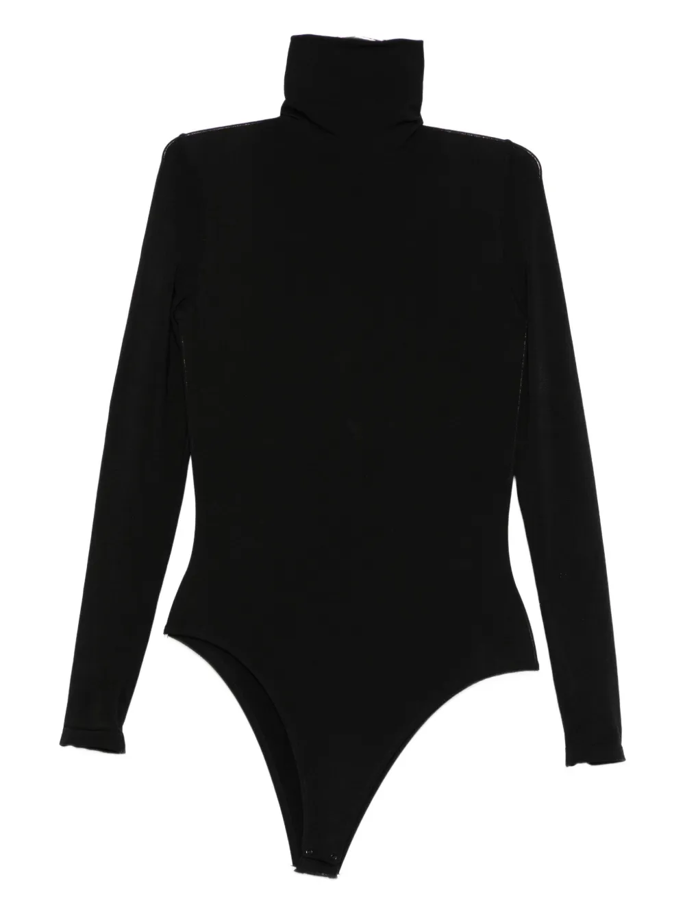 

Боди с воротником-стойкой Wolford, черный