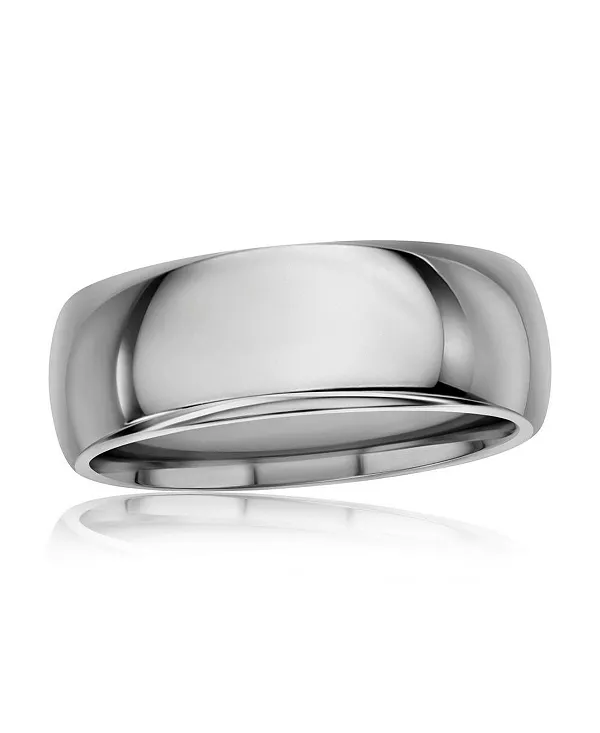 

Полированное вольфрамовое кольцо Metallo, silver