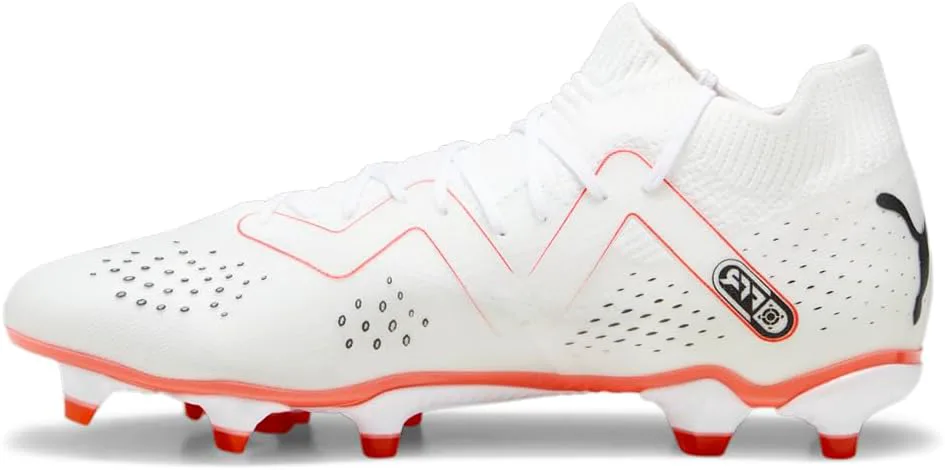 Женские футбольные бутсы PUMA Future Match для твердого и искусственного покрытия, с шипами, белые, белый — фото 4
