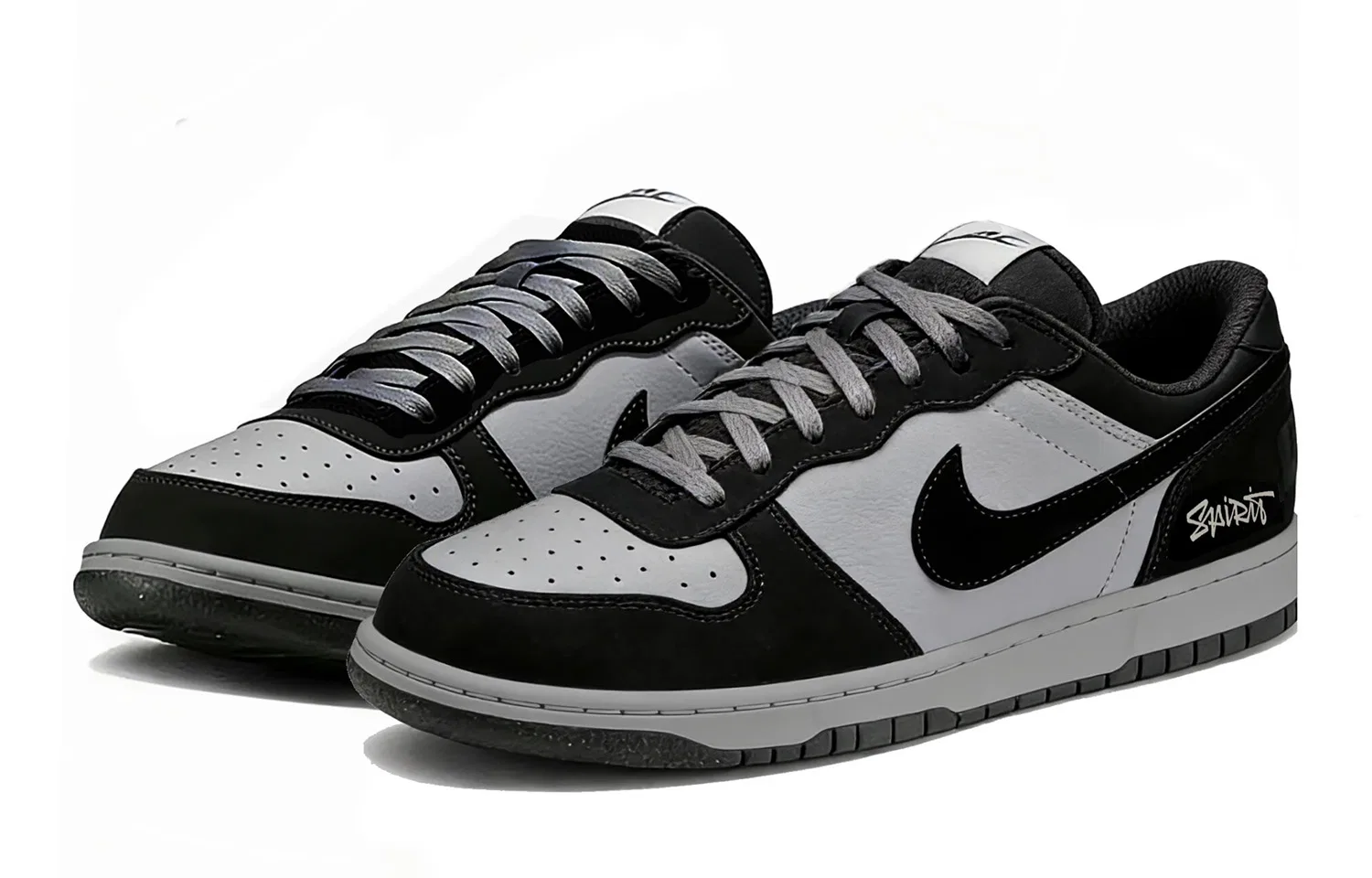 Кроссовки Skateboard Nike Big Black Gray — фото 4