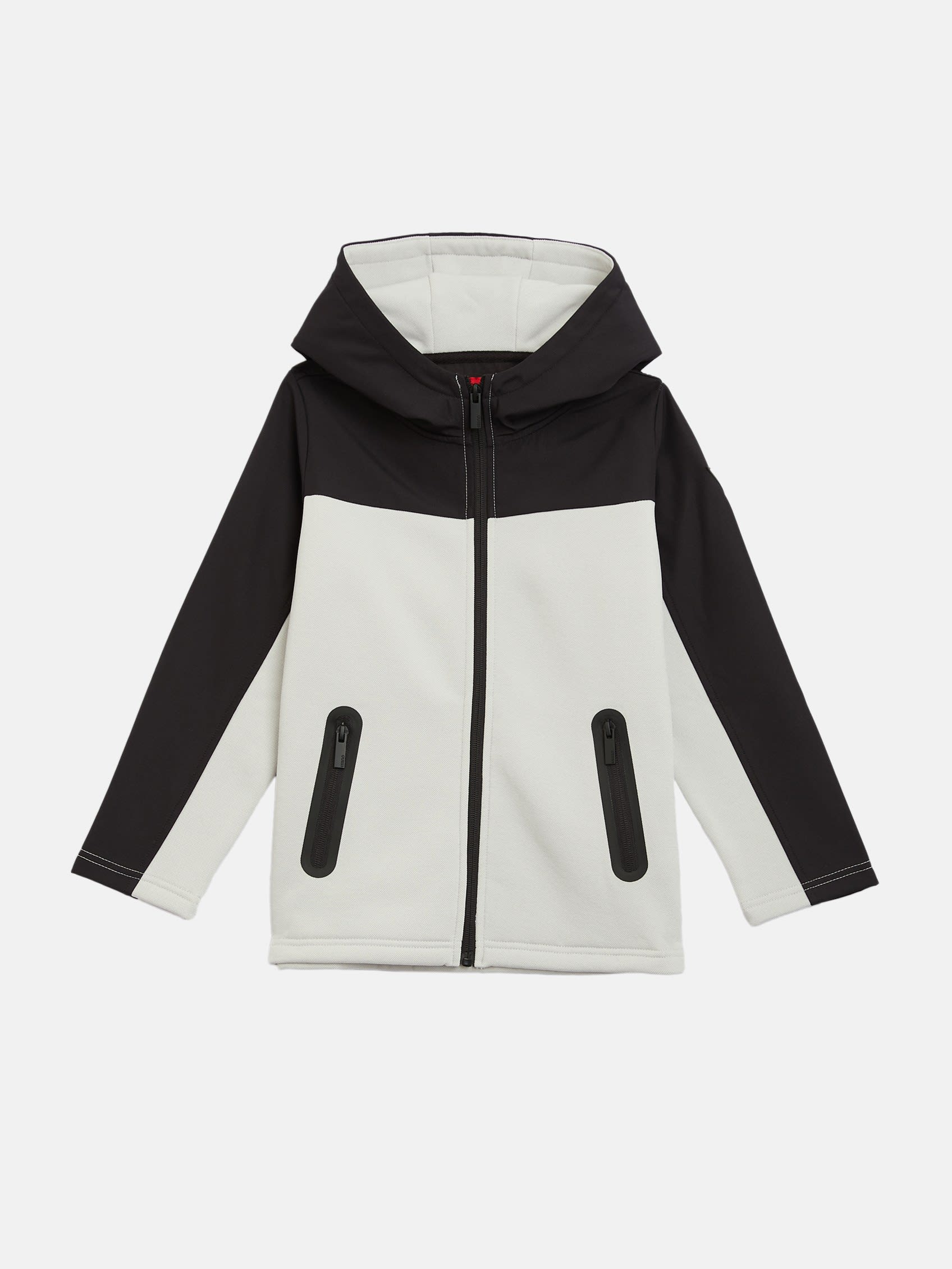 

Куртка Gustavo с капюшоном и застежкой-молнией (7-16) Guess Factory, цвет pale gray